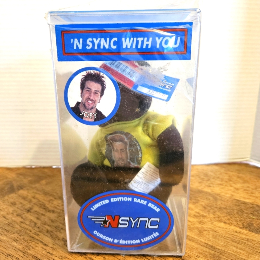 NSYNC Limited Edition Joey Bear 2000, NIB, Y2K, Collector's Piece
